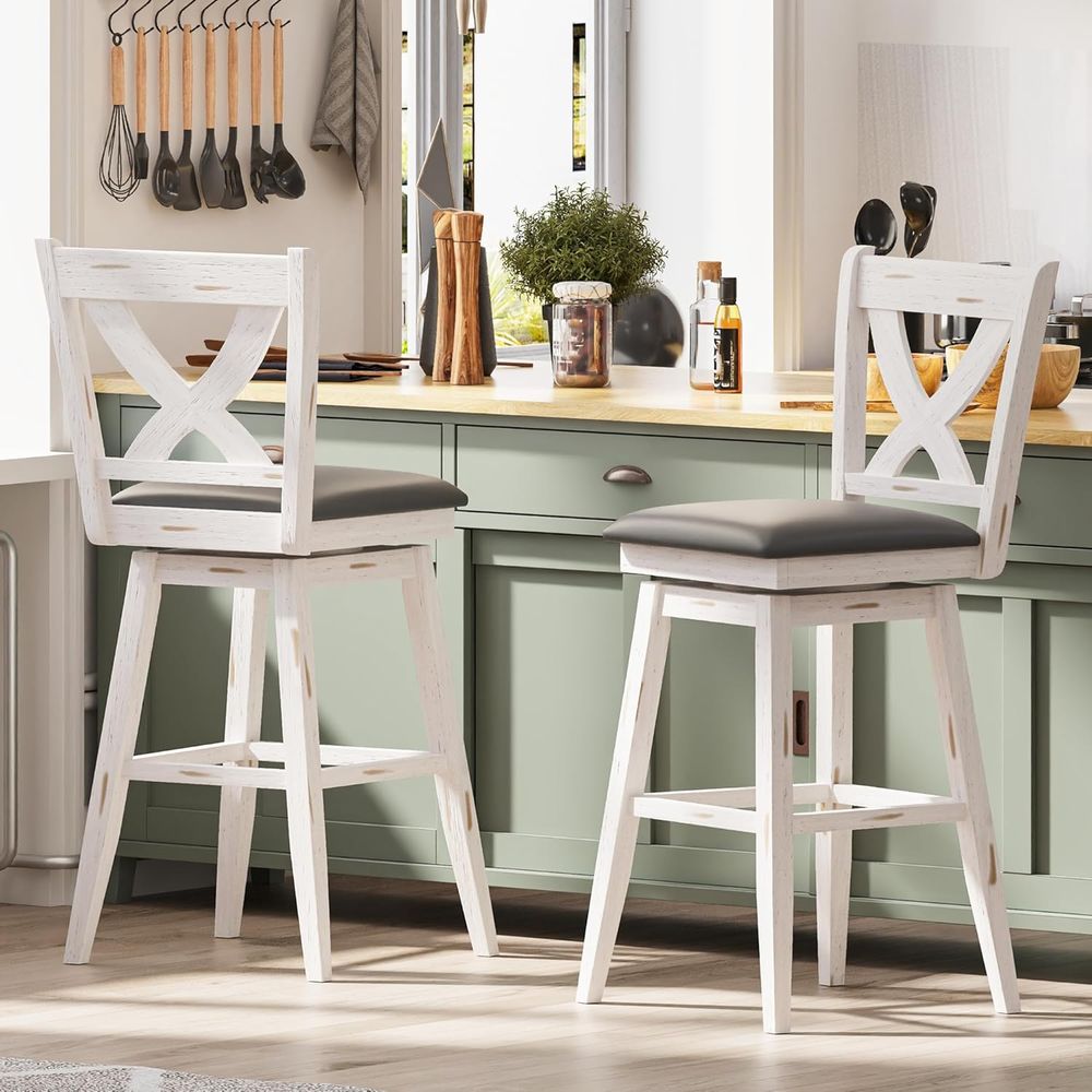 Home Bar Stools - Set di 2 sgabelli da bar