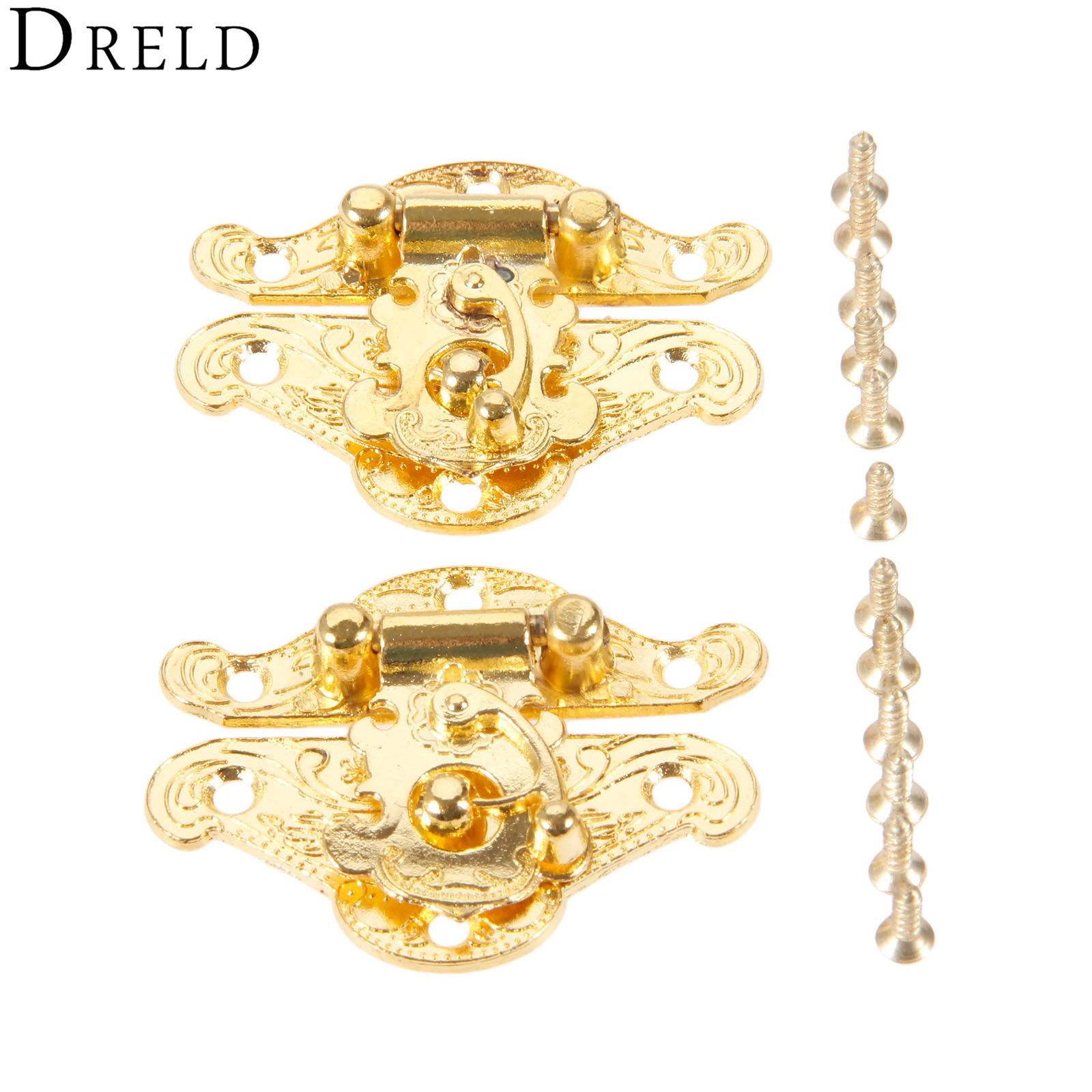 Bar Cart Gold - DRELD 2 pezzi scatola d'oro antico