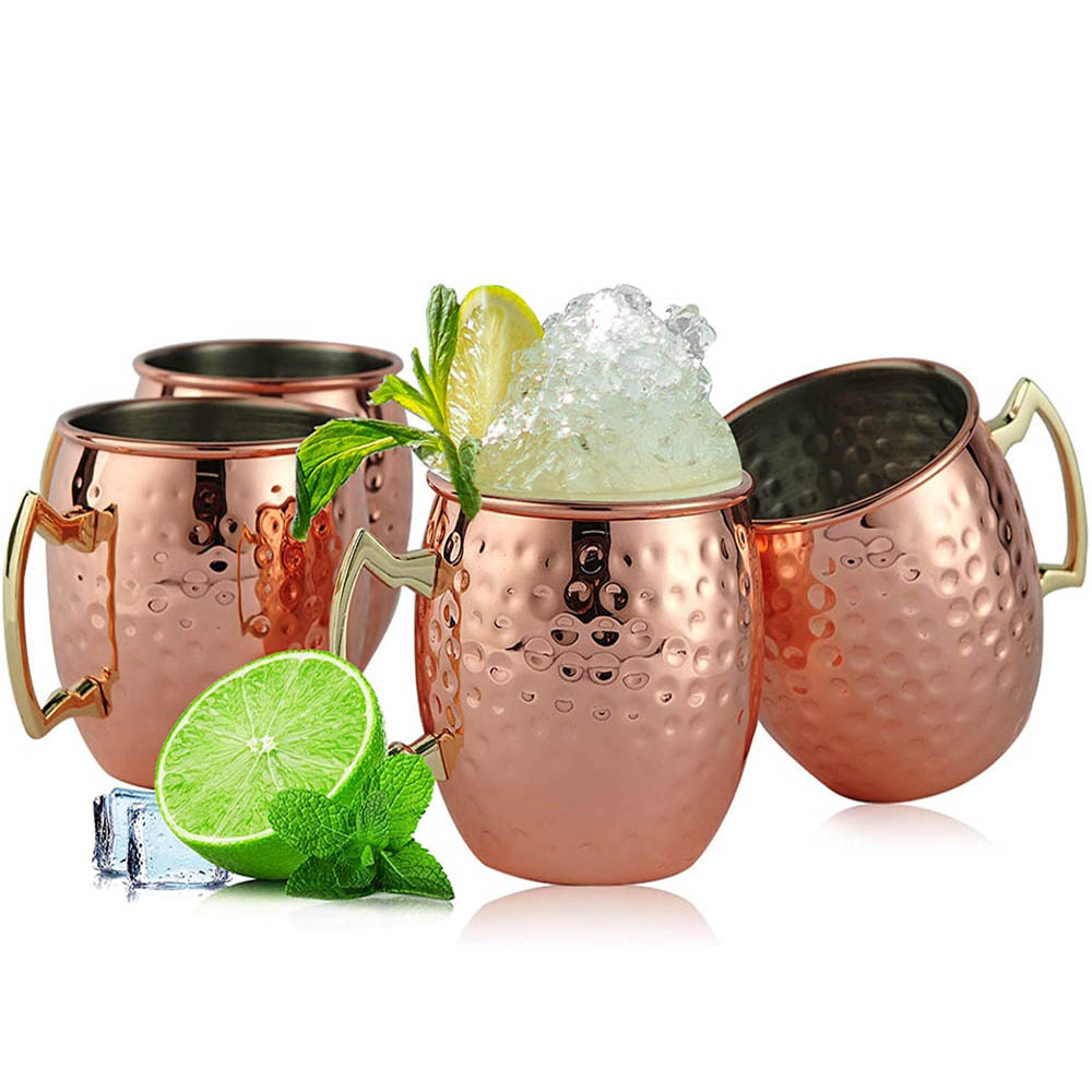 Mule Copper Mug - 2 pz 100% fatto a mano
