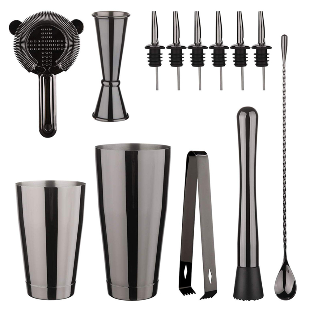 Boston Shaker Set - Set cocktail shaker bar: 2 shaker