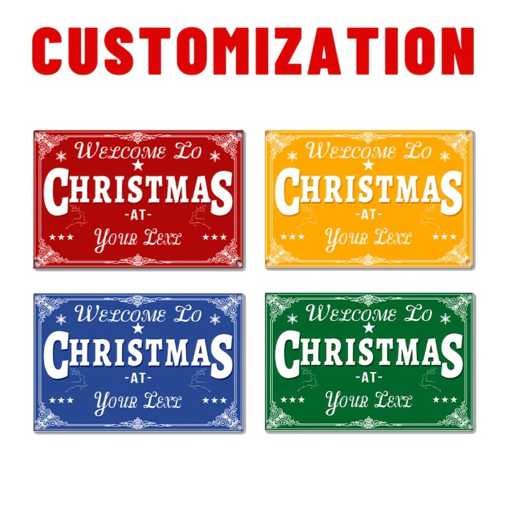 Home Bar Signs - Insegna in Alluminio Personalizzata 2D Piatta
