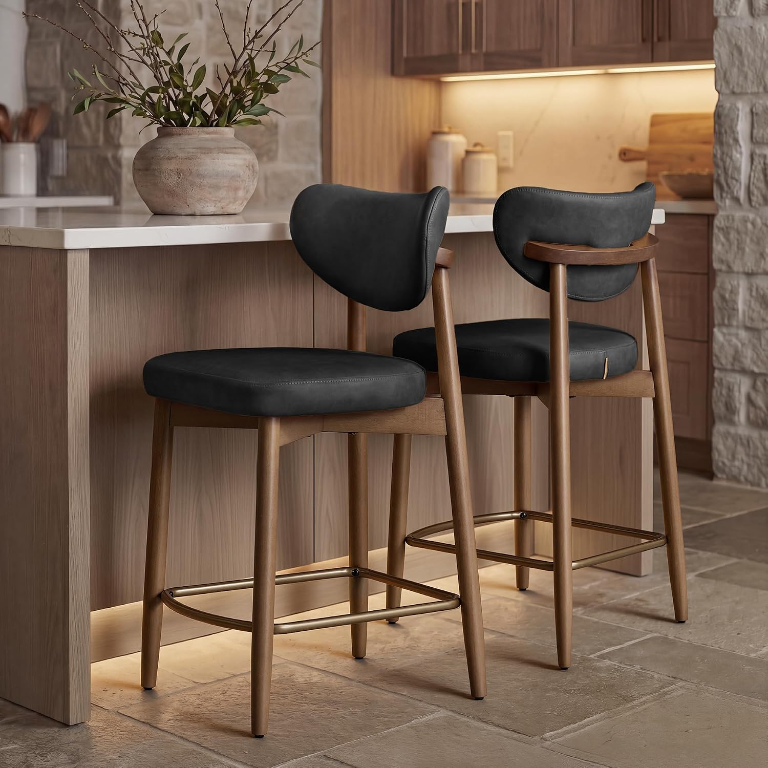 Home Bar Seating - Set di 2 sgabelli da bar