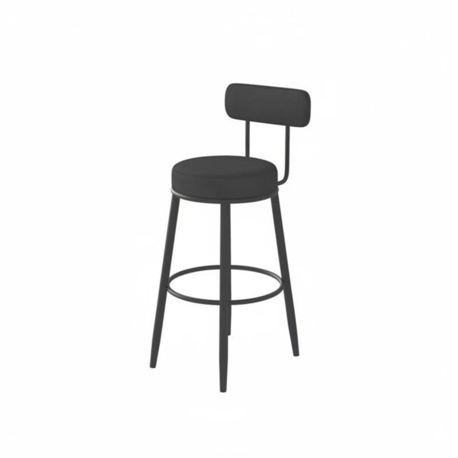 Home Bar Seating - Sgabello Imbottito con Schienale Basso, Design