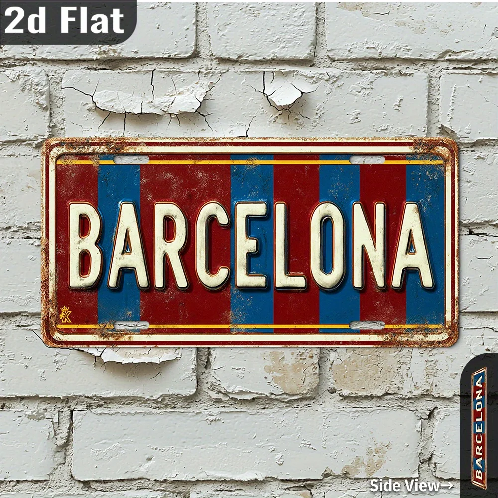 Home Barcelona - Decorazione da parete in legno 2D
