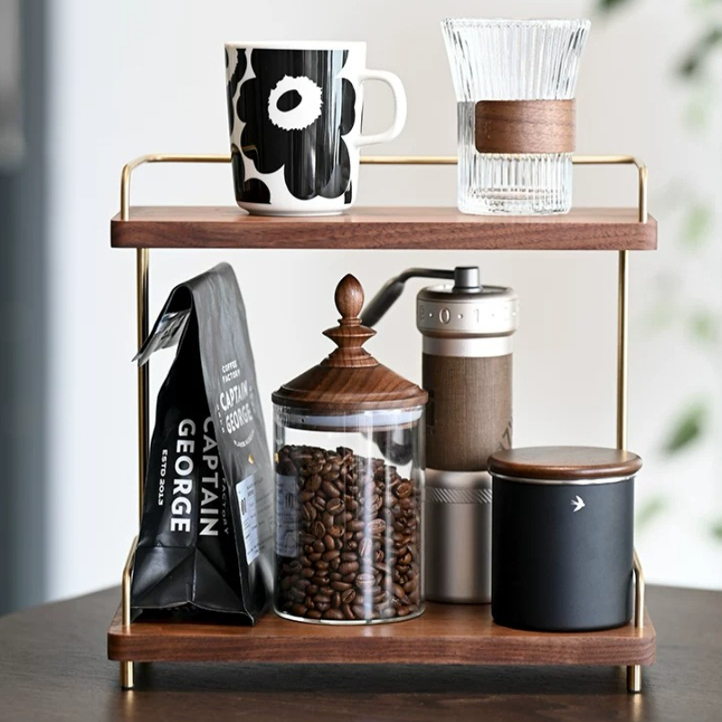 Home Bar Shelves - Organizzatore per Tazze a 2 Livelli