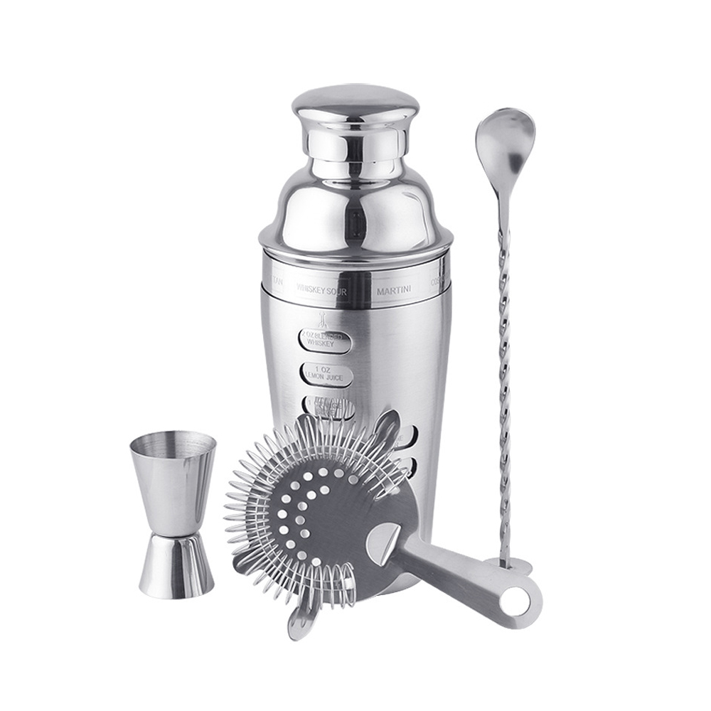 Boston Shaker Set - Set Boston Shaker 4 Pezzi, Kit