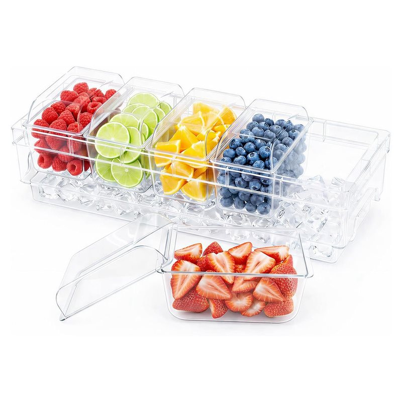 Garnish Tray Set - ABMR - Set da portata trasparente