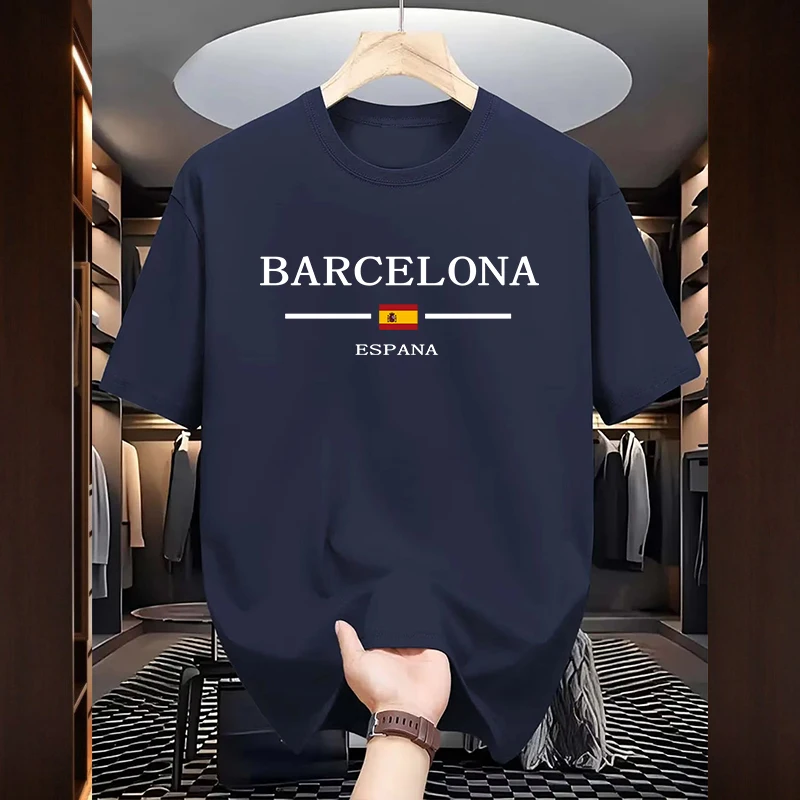 Home Barcelona - T-shirt stampate Barcelona per uomo, alta