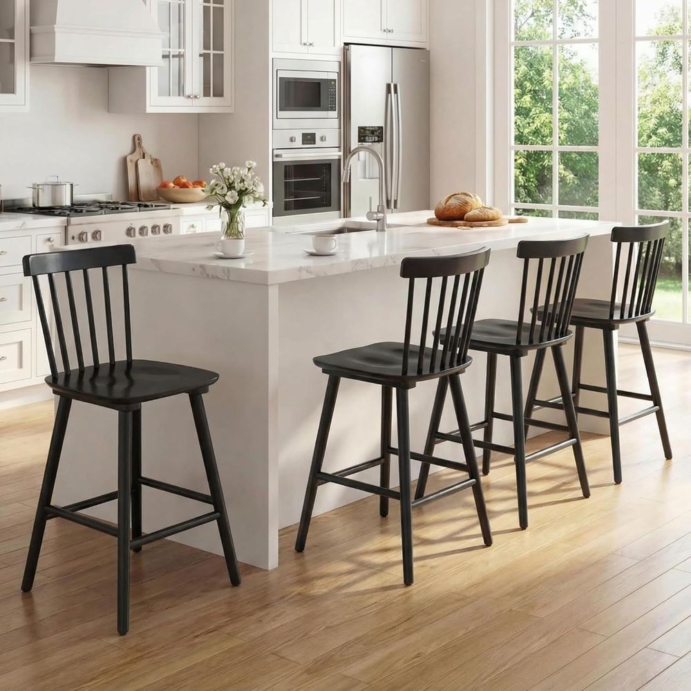 Home Bar Stools - Set di 4 sgabelli da bar