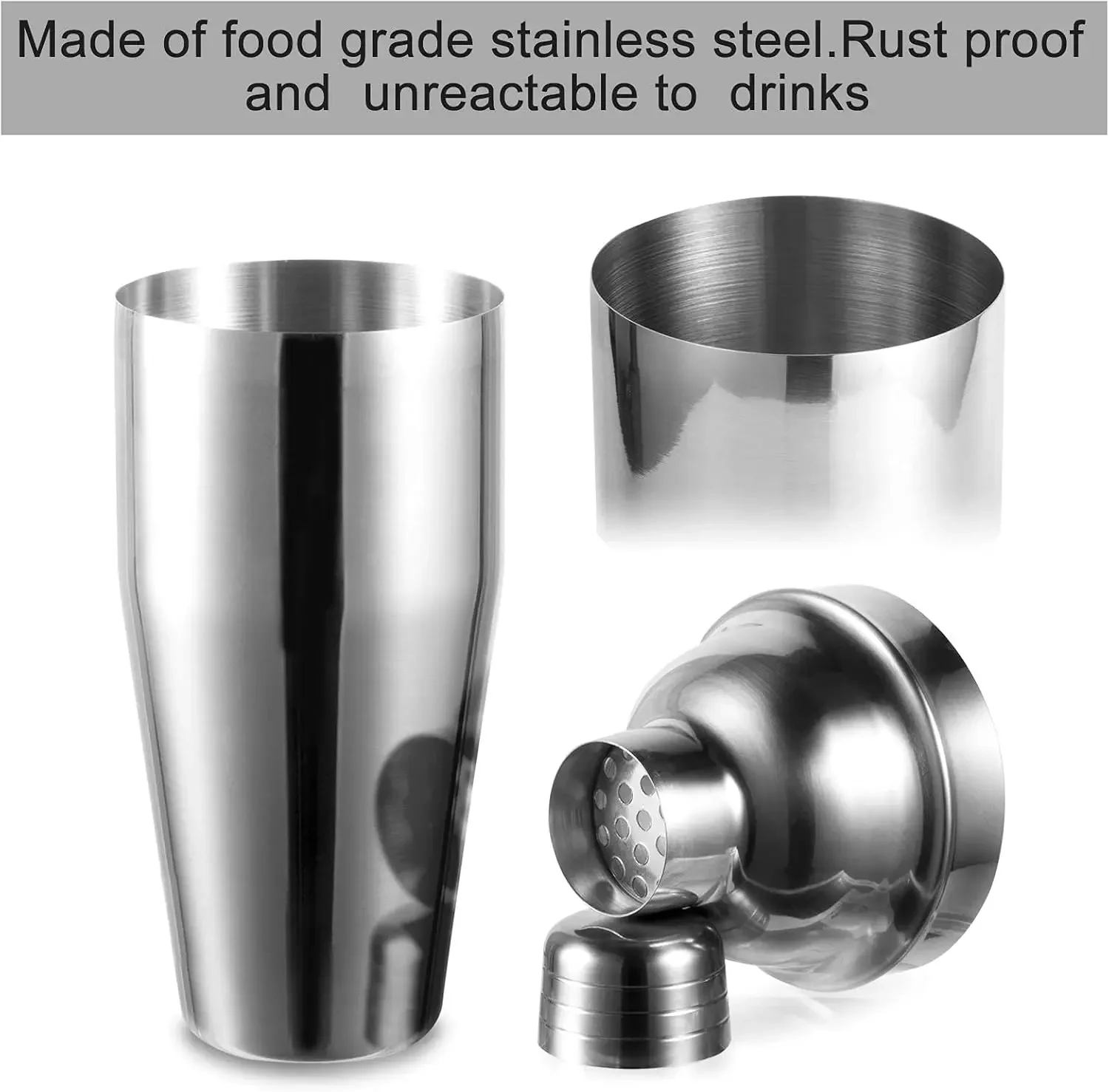 3/6 pezzi Shaker per cocktail  - Boston Shaker Set recensione e prezzo