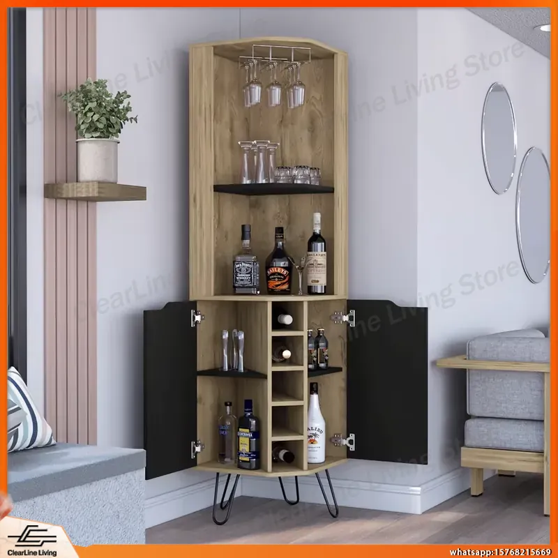 Mobile Bar Angolare con 6 Port - Home Bar Shelves recensione e prezzo