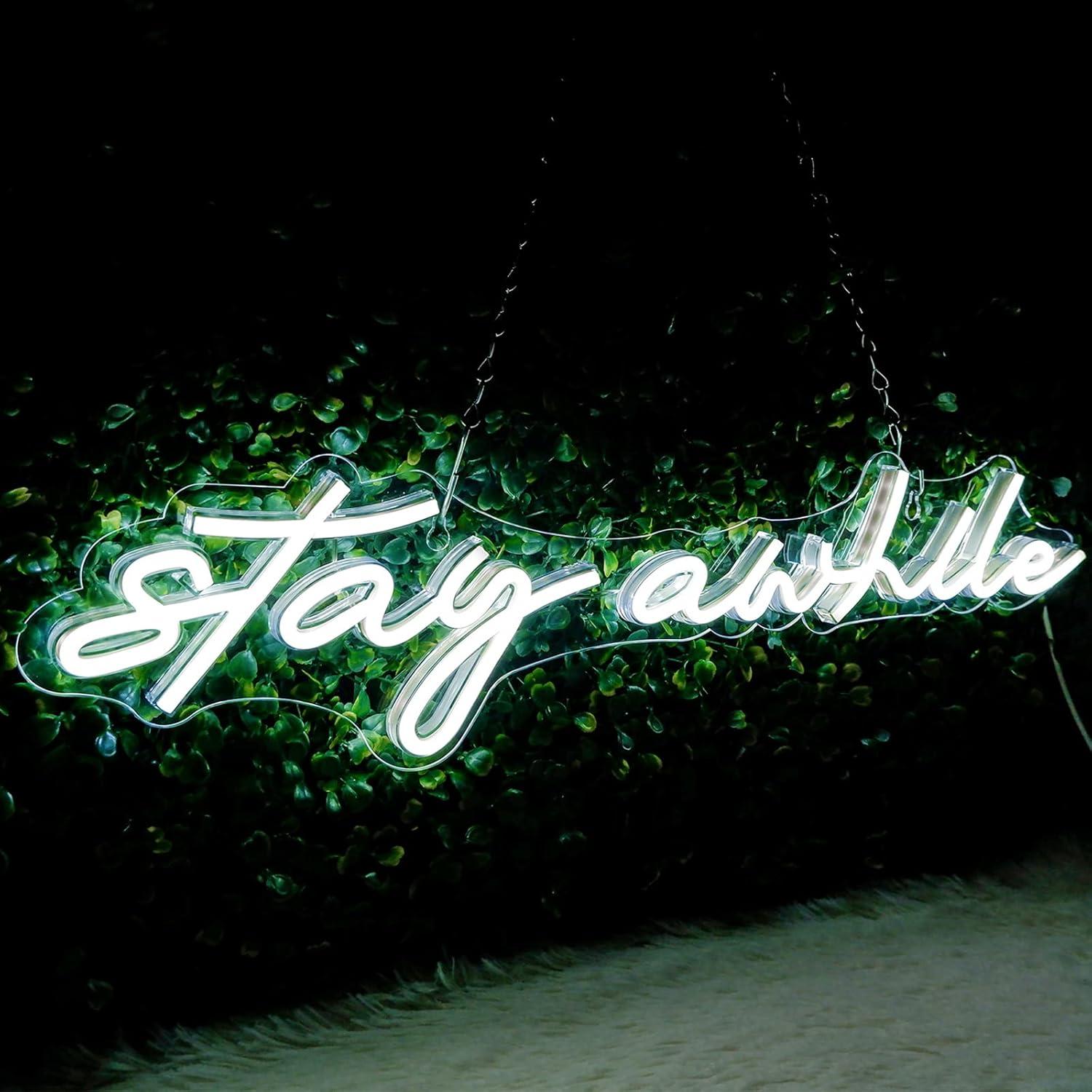 Insegne al Neon 'Stay Awhile'  - Home Bar Signs recensione e prezzo
