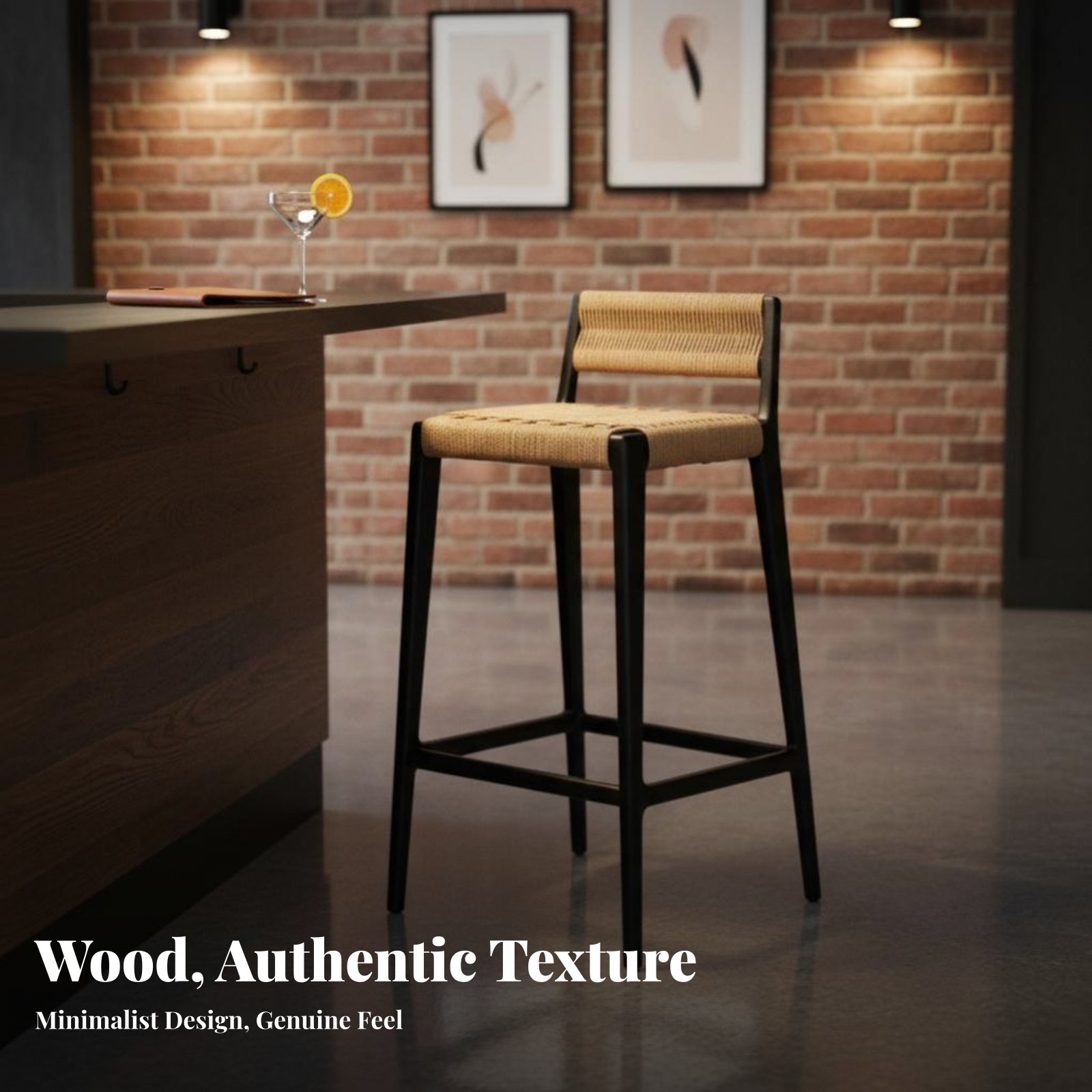 Sgabello alto in corda intrecc - Home Bar Stools recensione e prezzo