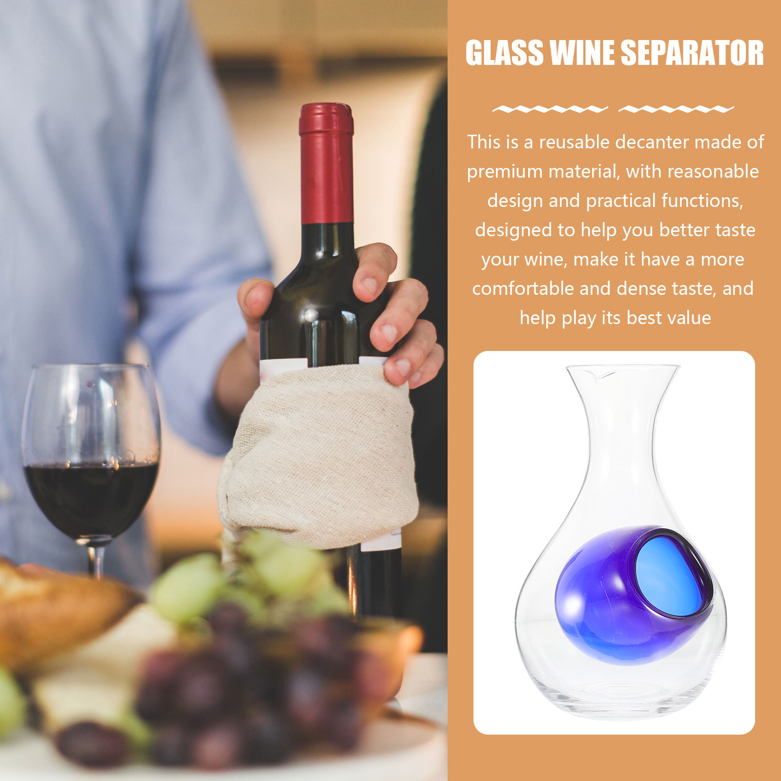Decanter per Vino Riutilizzabi - Home Bar Supplies recensione e prezzo