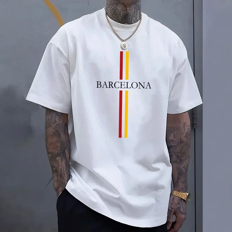 T-shirt in cotone da uomo Barc - Home Barcelona recensione e prezzo