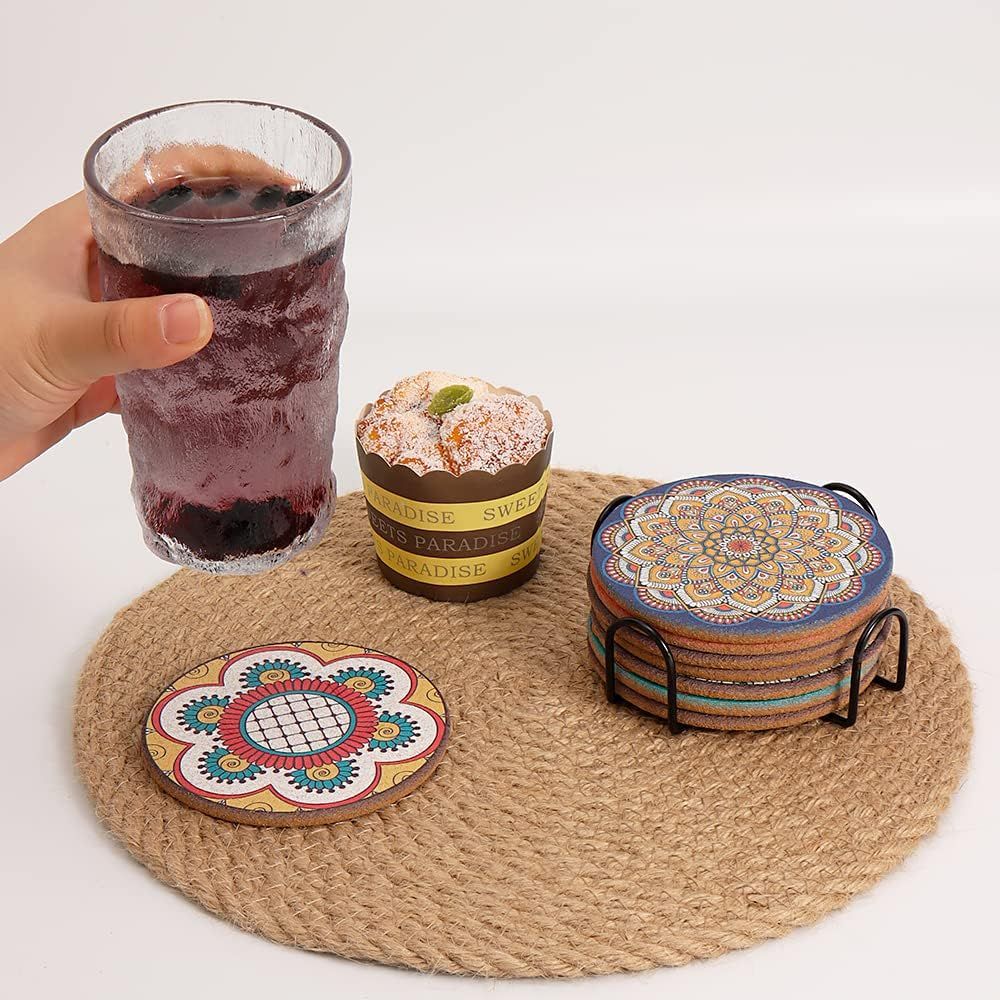 Set di 8 Sottobicchieri Rotond - Home Bar Set recensione e prezzo