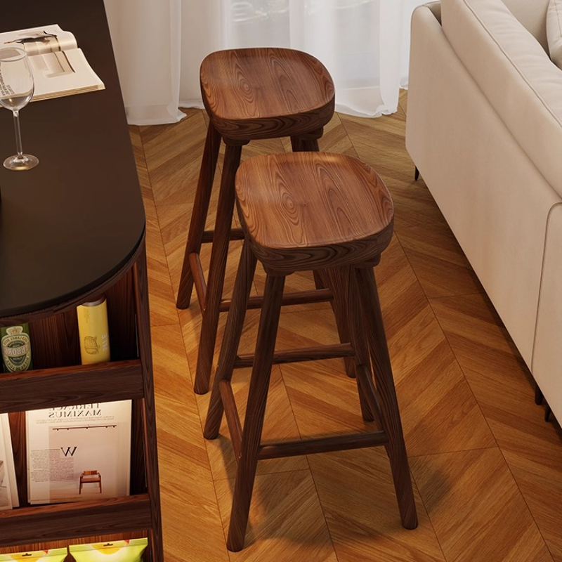 Sgabello da bar curvo in legno - Home Bar Seating recensione e prezzo