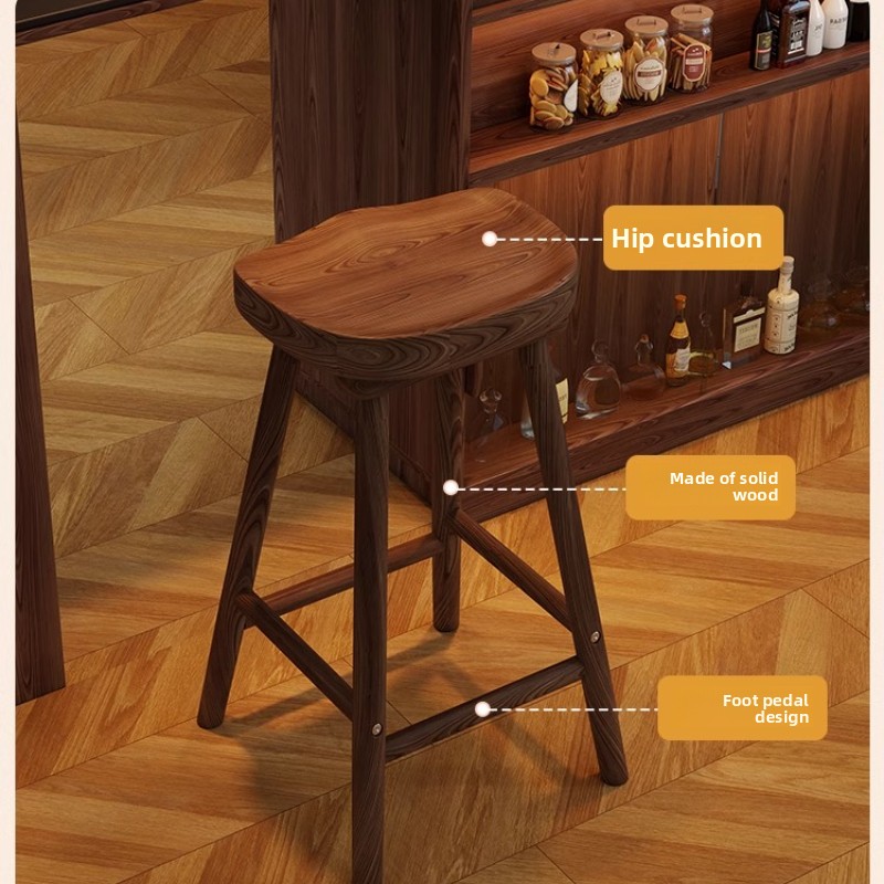 Sgabello da bar curvo in legno - Home Bar Seating recensione e prezzo