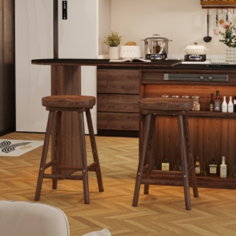 Sgabello da bar curvo in legno - Home Bar Seating recensione e prezzo