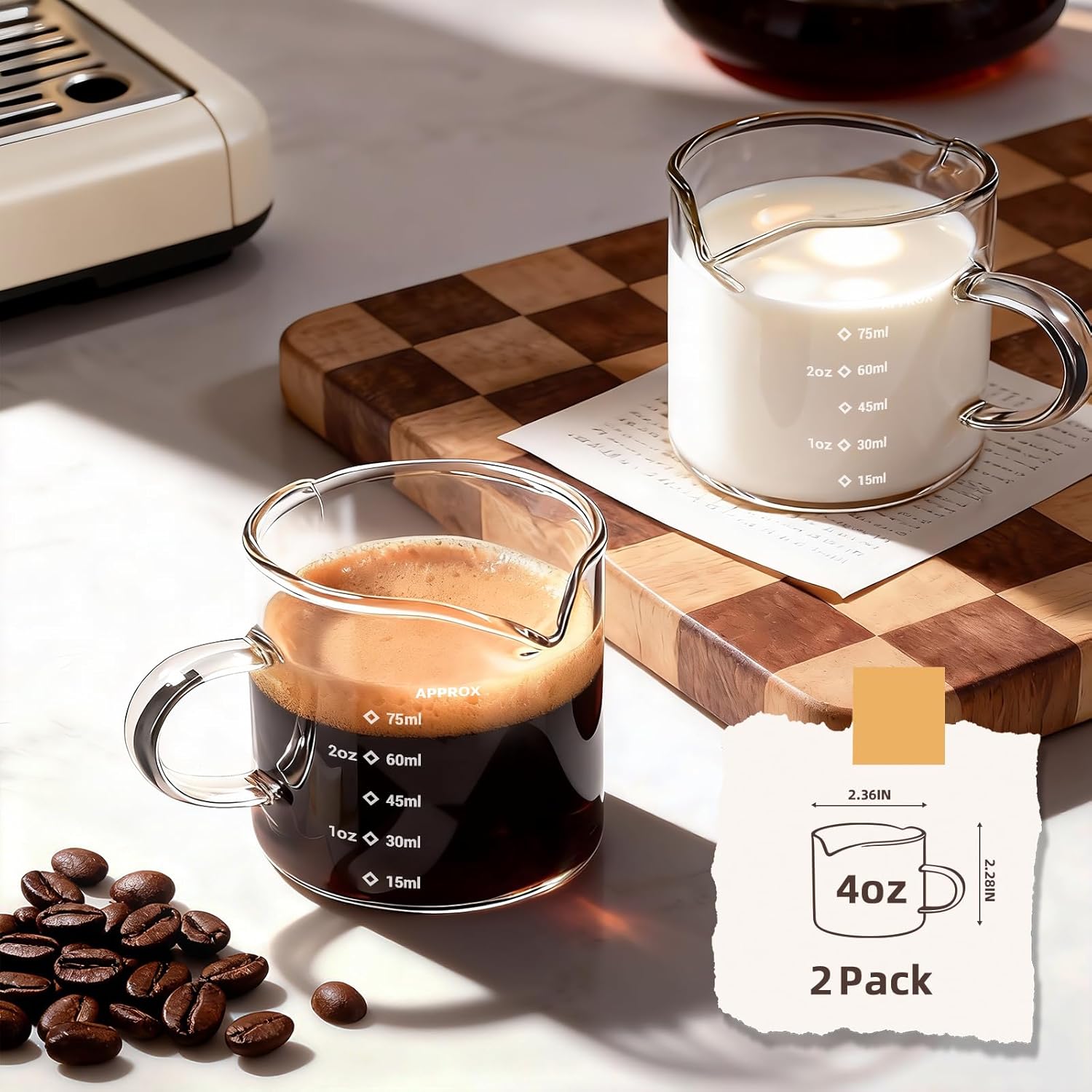 1/2 tazze da caffè espresso da - Home Bar Set recensione e prezzo