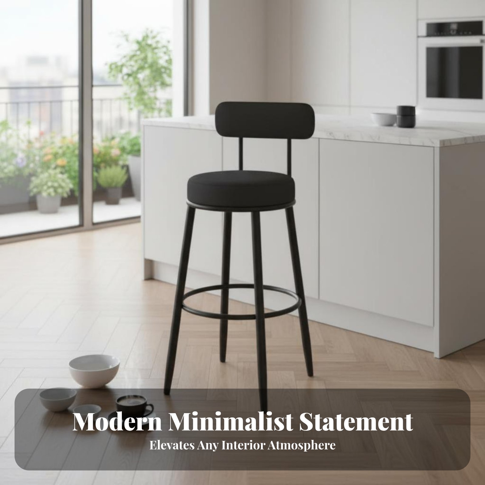Sgabello Imbottito con Schiena - Home Bar Seating recensione e prezzo