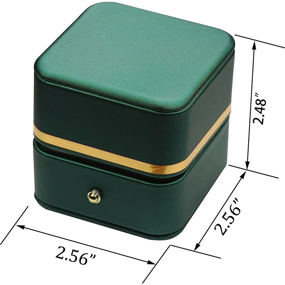Scatola per anelli quadrata in - Bar Cart Gold recensione e prezzo