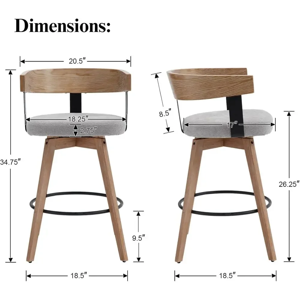 Set di 2 sgabelli da bar alti  - Home Bar Stools recensione e prezzo