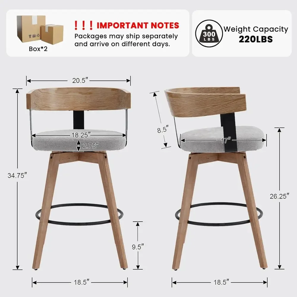 Set di 2 sgabelli da bar alti  - Home Bar Stools recensione e prezzo
