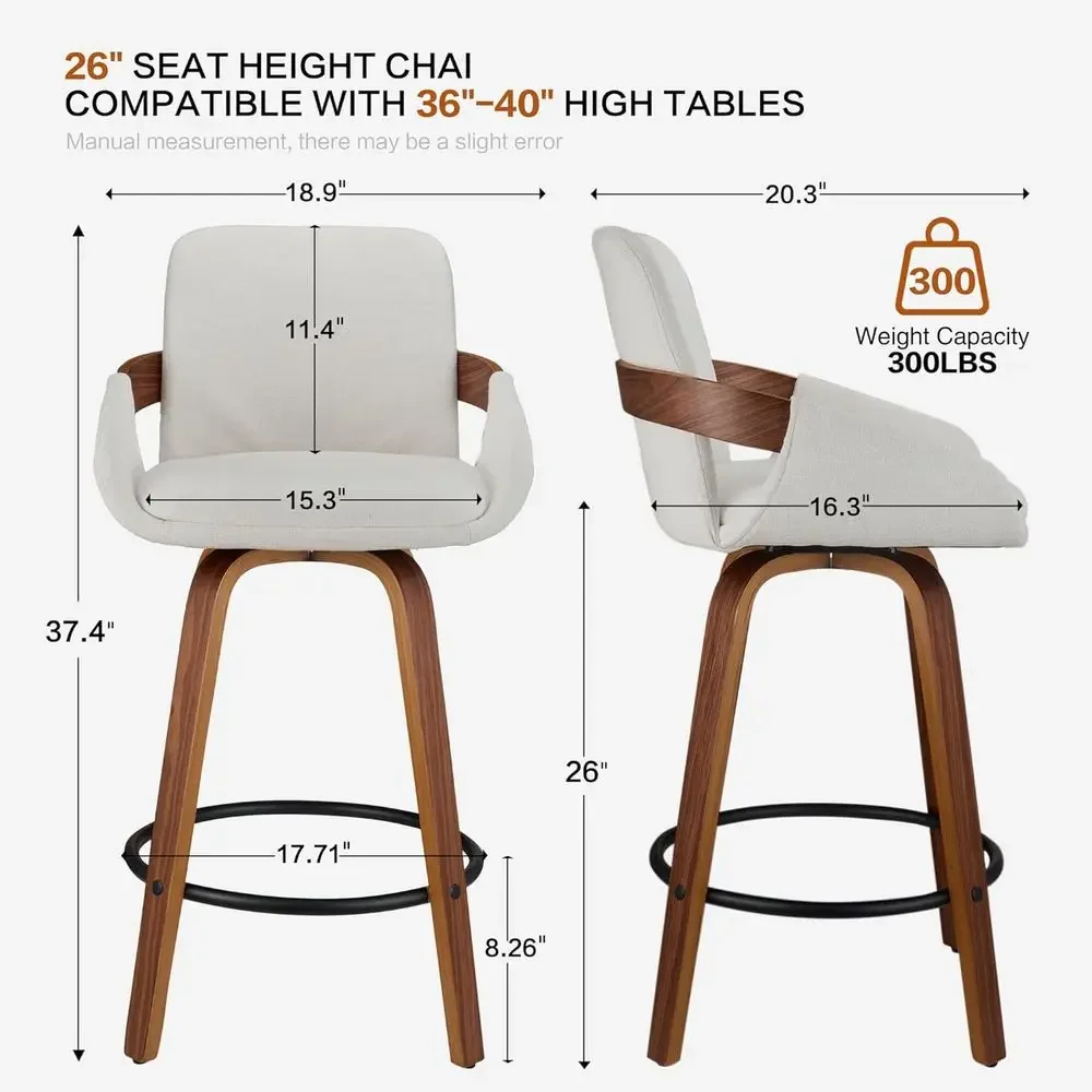 Sgabelli da Bar Girevoli in Te - Home Bar Stools recensione e prezzo