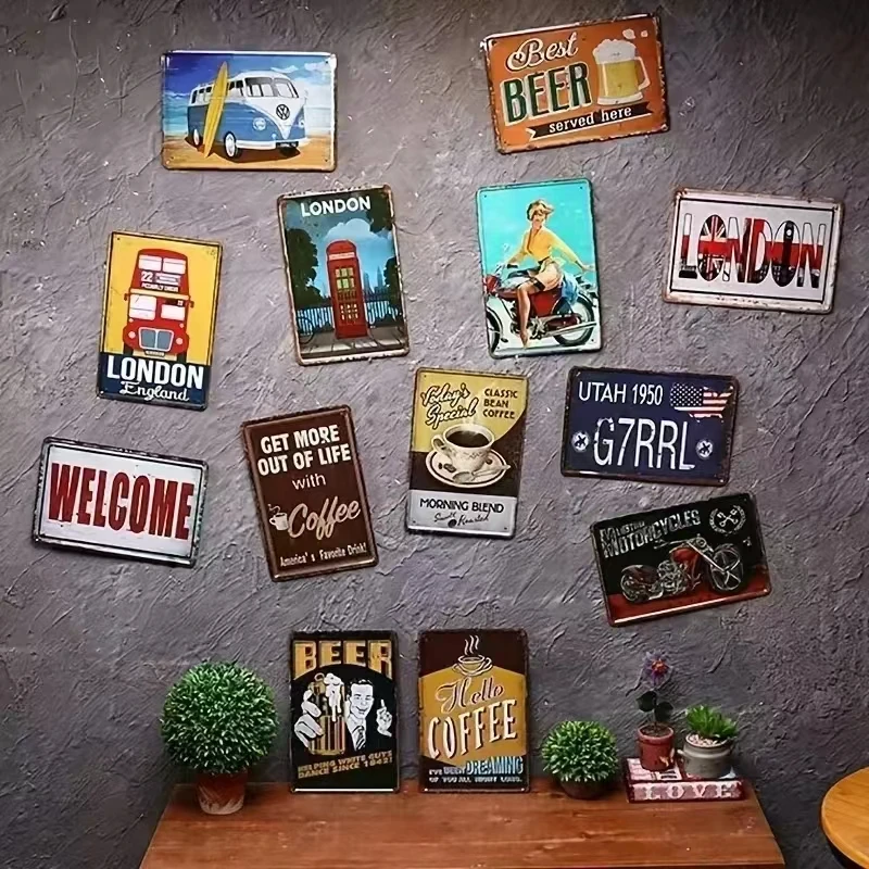 Insegna Vintage in Ferro da Pa - Home Bar Word recensione e prezzo