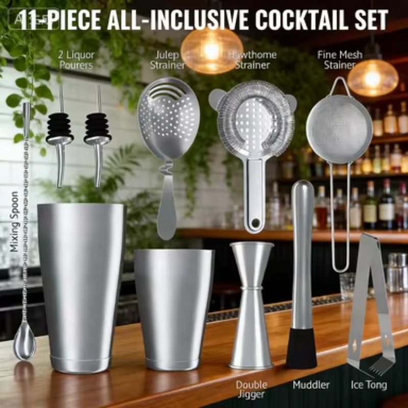 Set di 11 Pezzi per Cocktail B - Boston Shaker Set recensione e prezzo