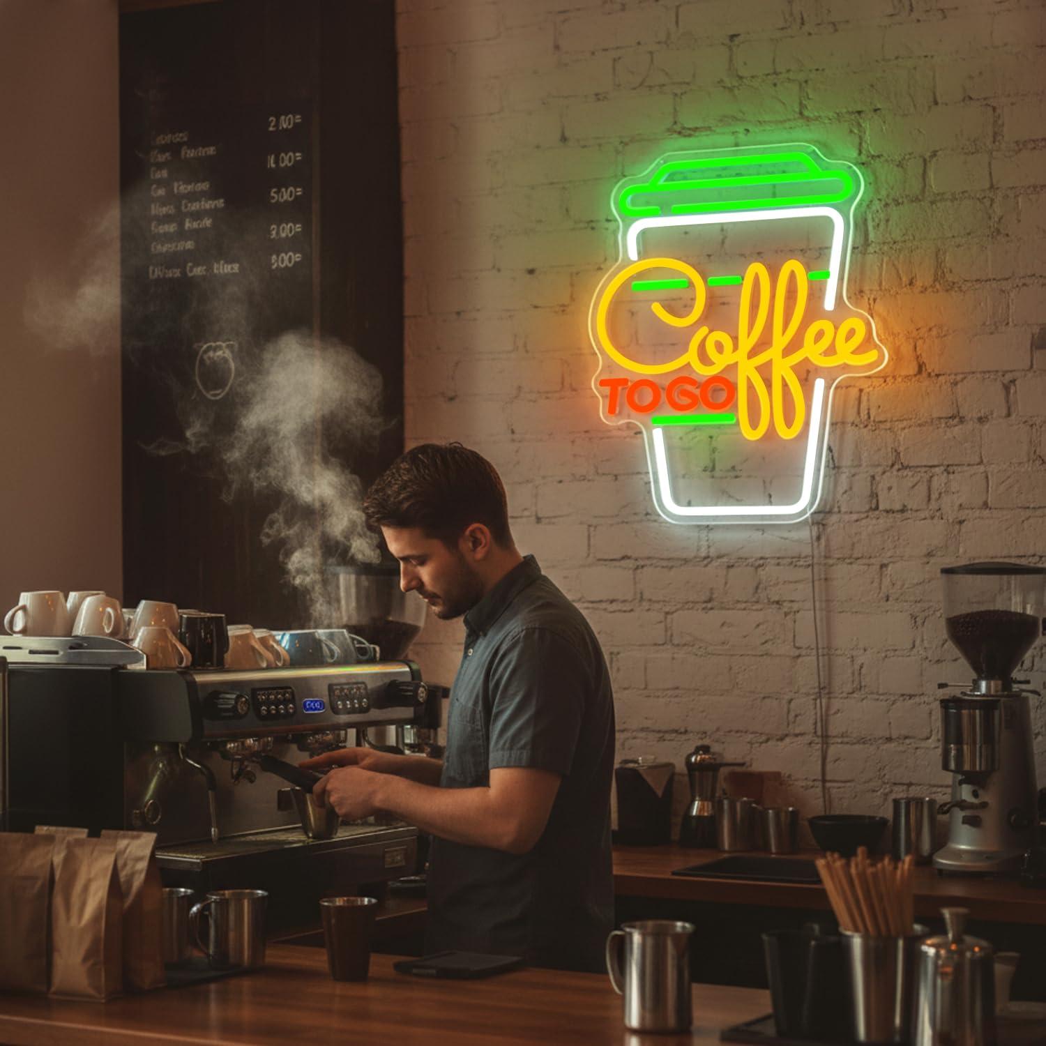 Insegna al Neon per Caffè, Luc - Home Bar Signs recensione e prezzo