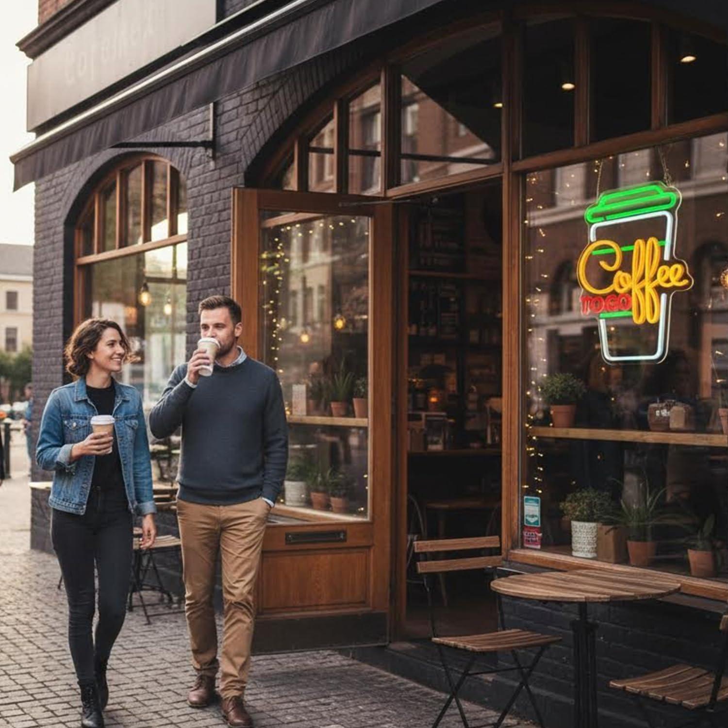 Insegna al Neon per Caffè, Luc - Home Bar Signs recensione e prezzo