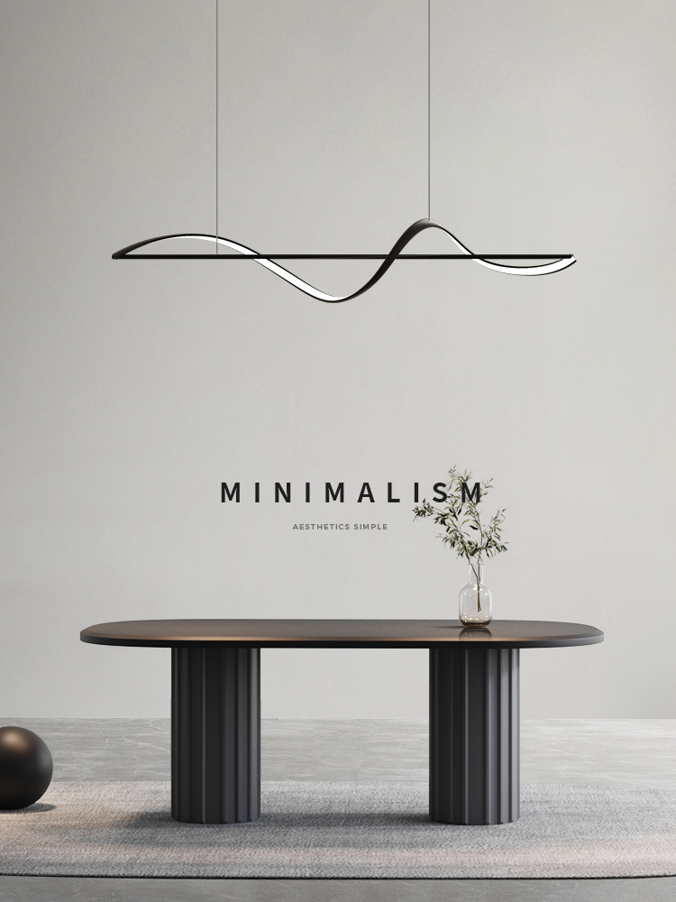 Modern Minimalism Curve Led la - Home Bar Word recensione e prezzo