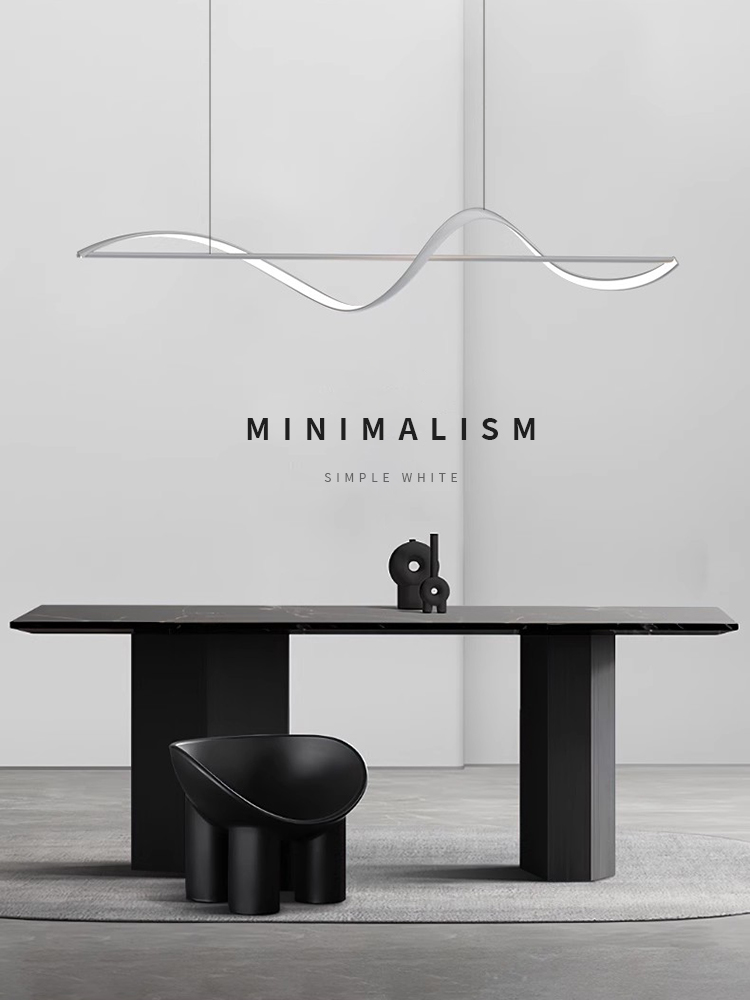 Modern Minimalism Curve Led la - Home Bar Word recensione e prezzo