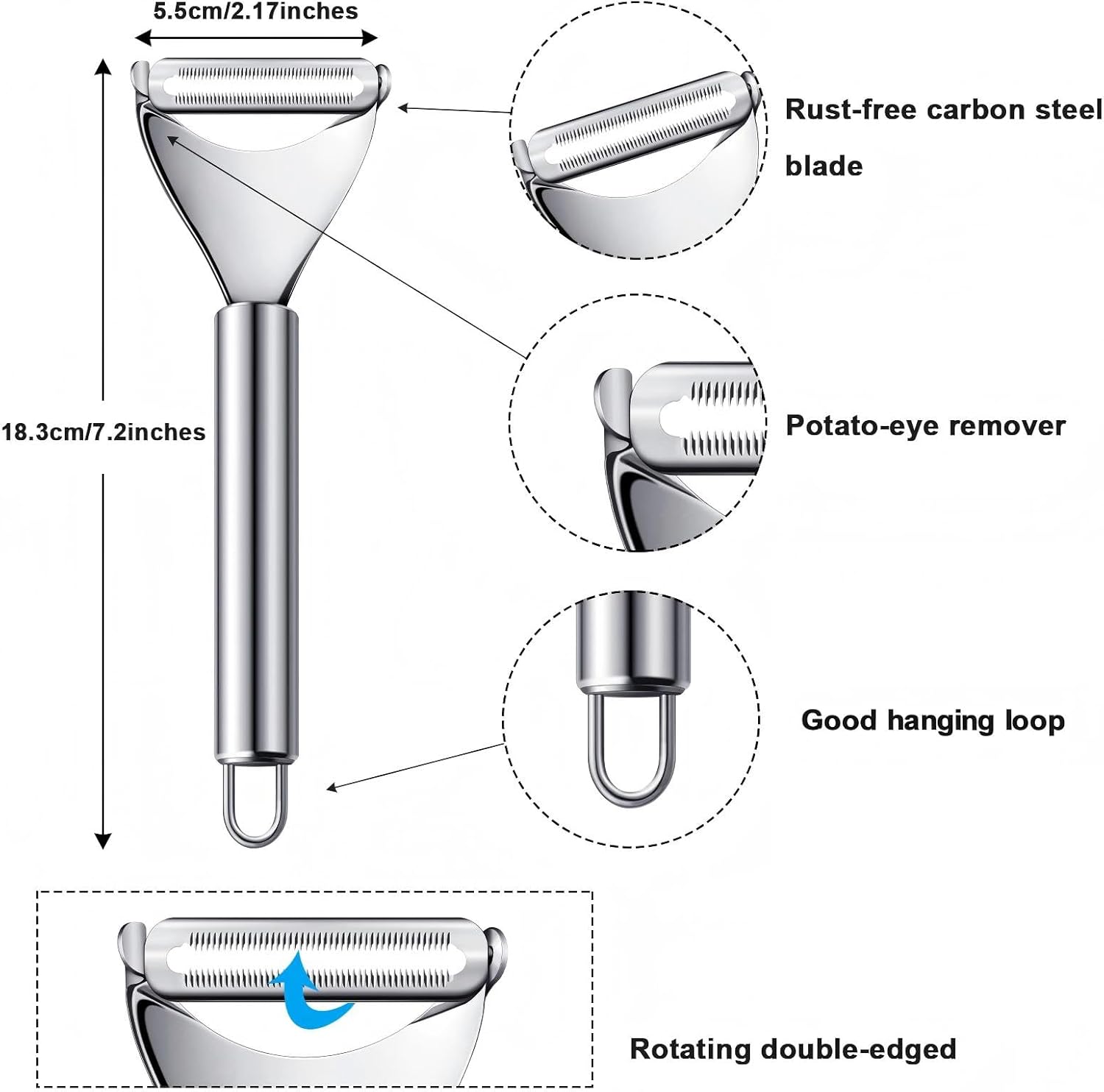 Set di 2 Pelapatate per Limoni - Peeler Channel Knife recensione e prezzo