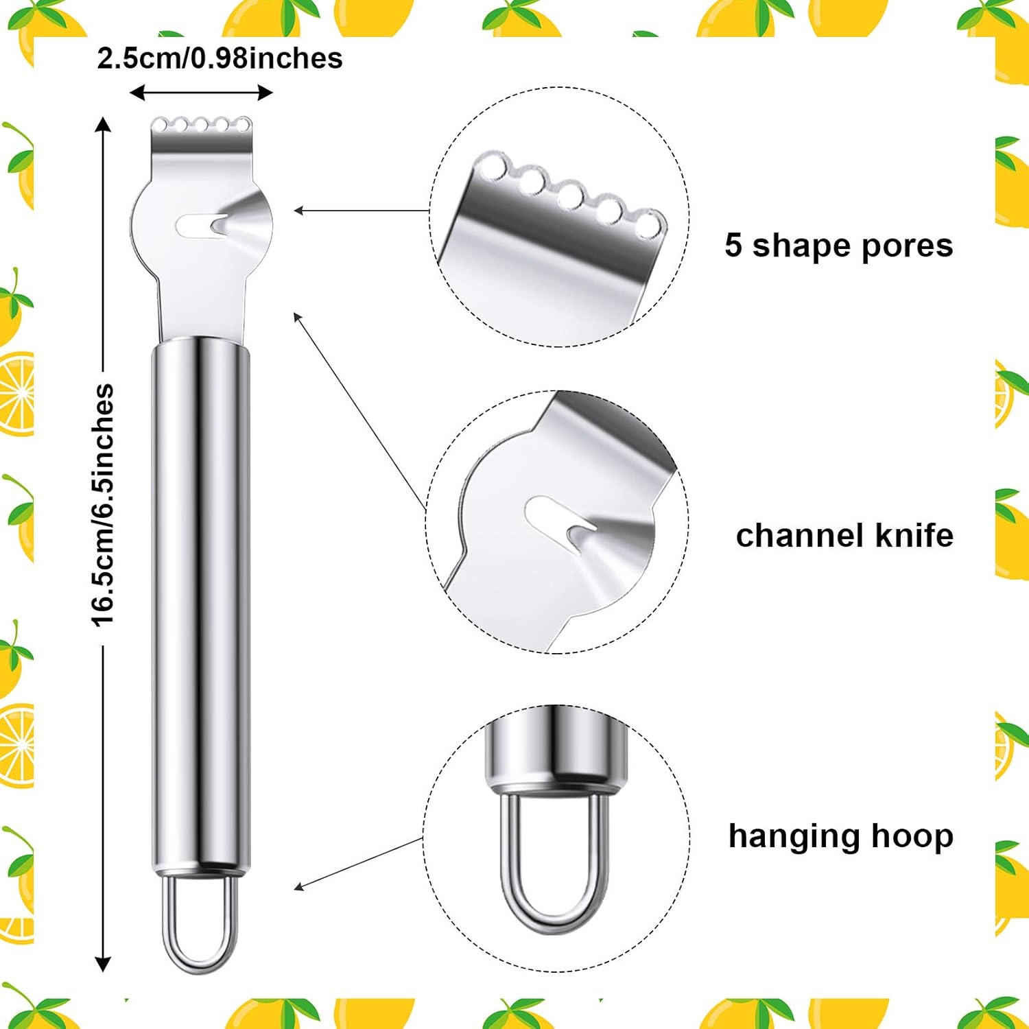 Set di 2 Pelapatate per Limoni - Peeler Channel Knife recensione e prezzo