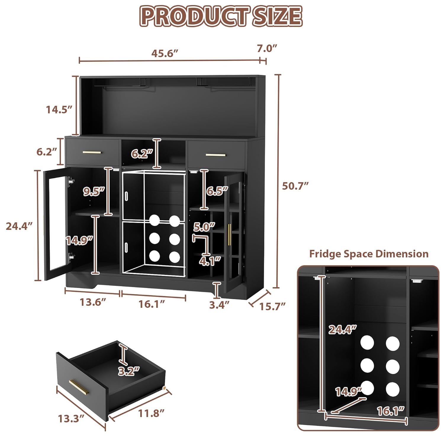 Mini Frigorifero con Armadiett - Home Bar And Fridge recensione e prezzo