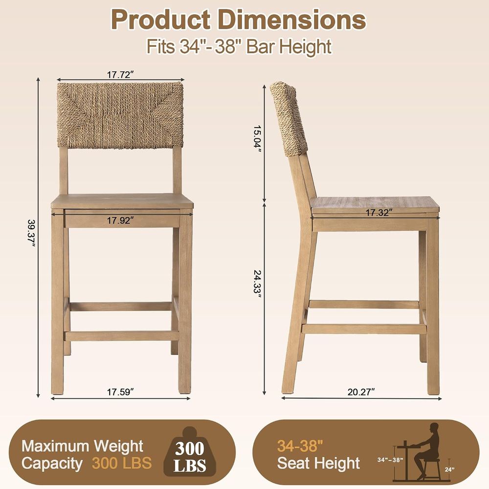 Set di 2 Sgabelli da Bar con S - Home Bar Stools recensione e prezzo