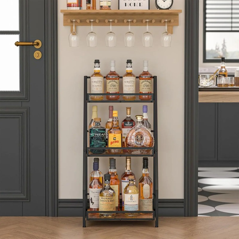 Portabottiglie a 3 livelli a f - Home Bar Shelves recensione e prezzo