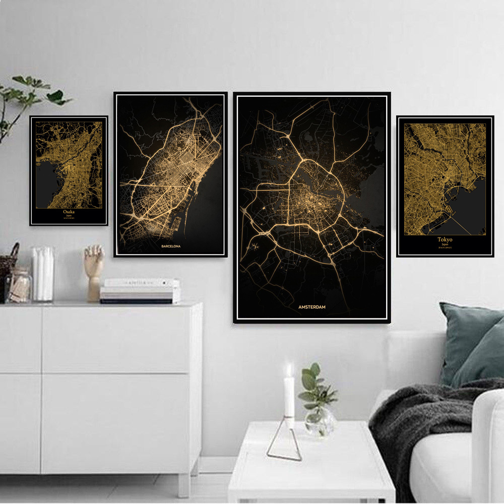 Stampe Poster Amsterdam Tokyo  - Home Barcelona recensione e prezzo