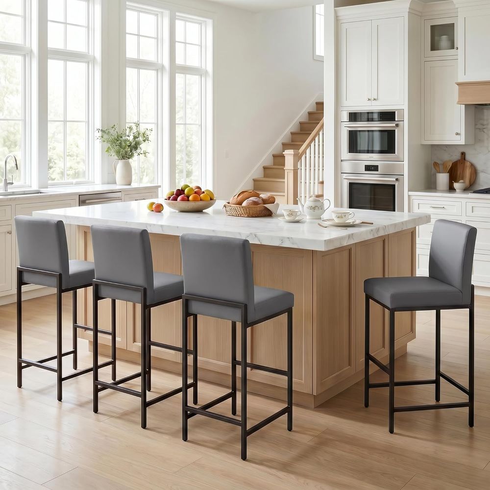 Set di 4 Sgabelli da Bar in Ec - Home Bar Stools recensione e prezzo