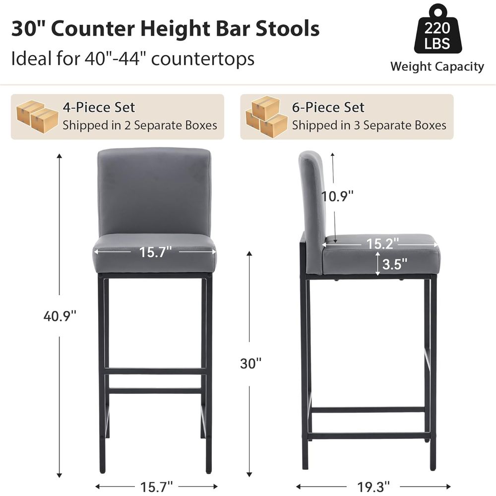 Set di 4 Sgabelli da Bar in Ec - Home Bar Stools recensione e prezzo