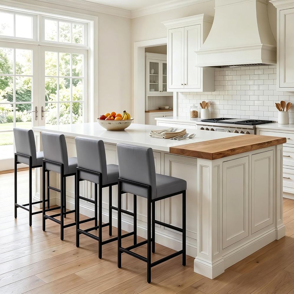 Set di 4 Sgabelli da Bar in Ec - Home Bar Stools recensione e prezzo