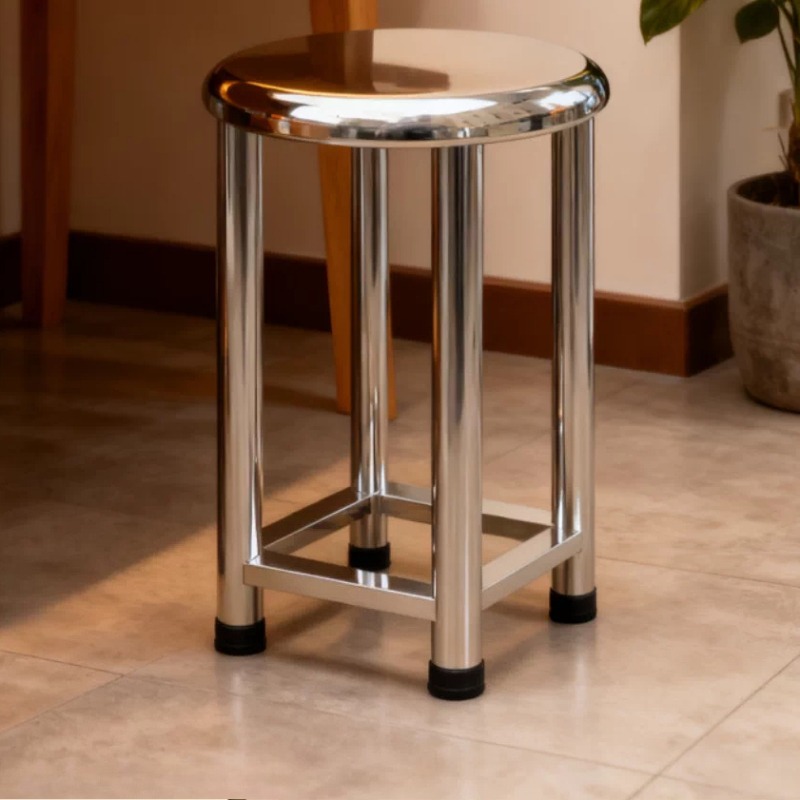 Sgabello Rotondo in Acciaio In - Home Bar Stools recensione e prezzo