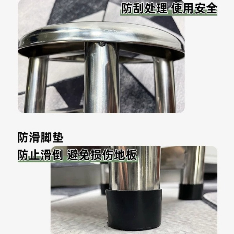 Sgabello Rotondo in Acciaio In - Home Bar Stools recensione e prezzo