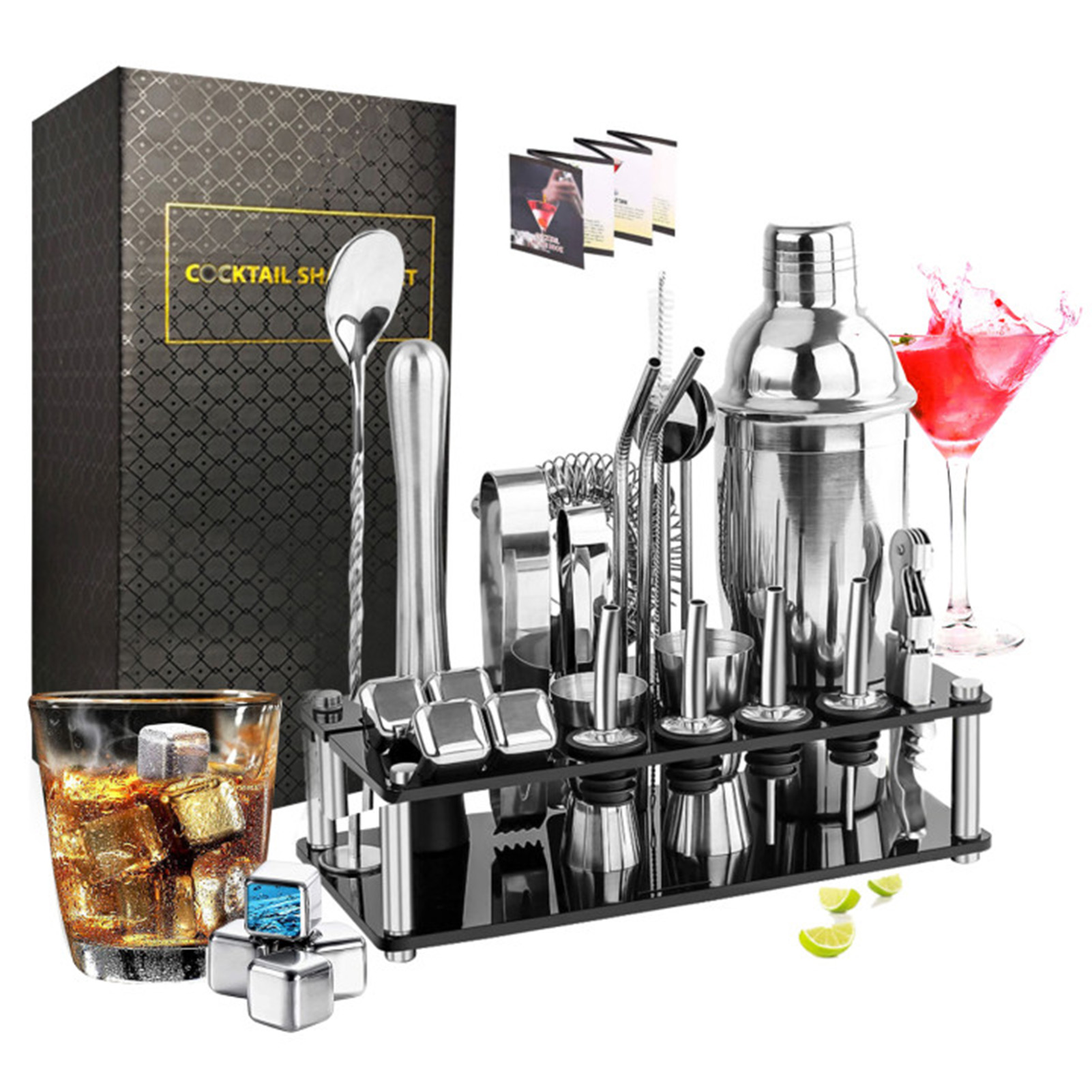 Set per Cocktail Shaker strume - Cocktail Recipe Book recensione e prezzo
