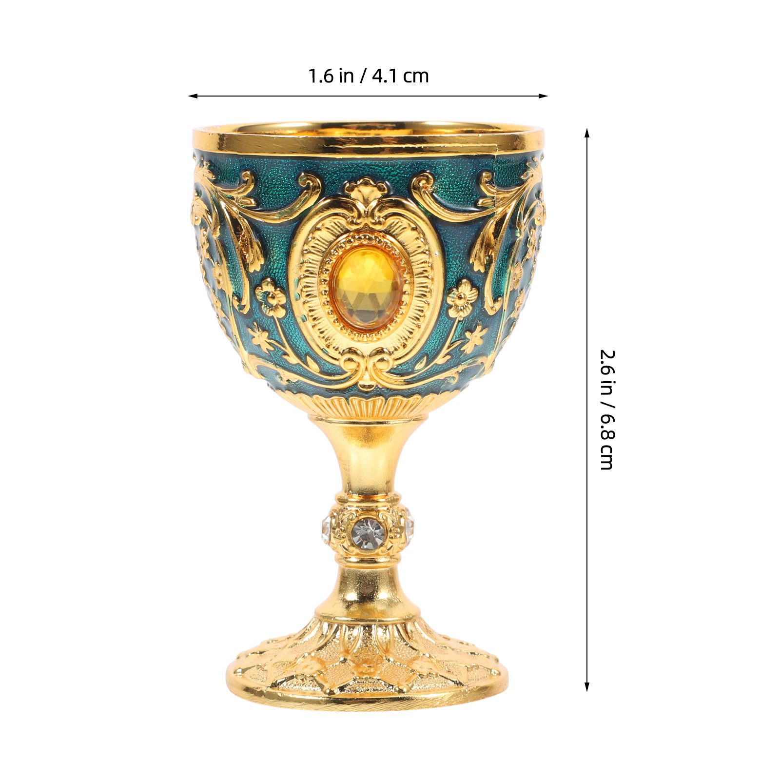 Bicchiere di calice dorato Cal - Old Fashioned Glass recensione e prezzo